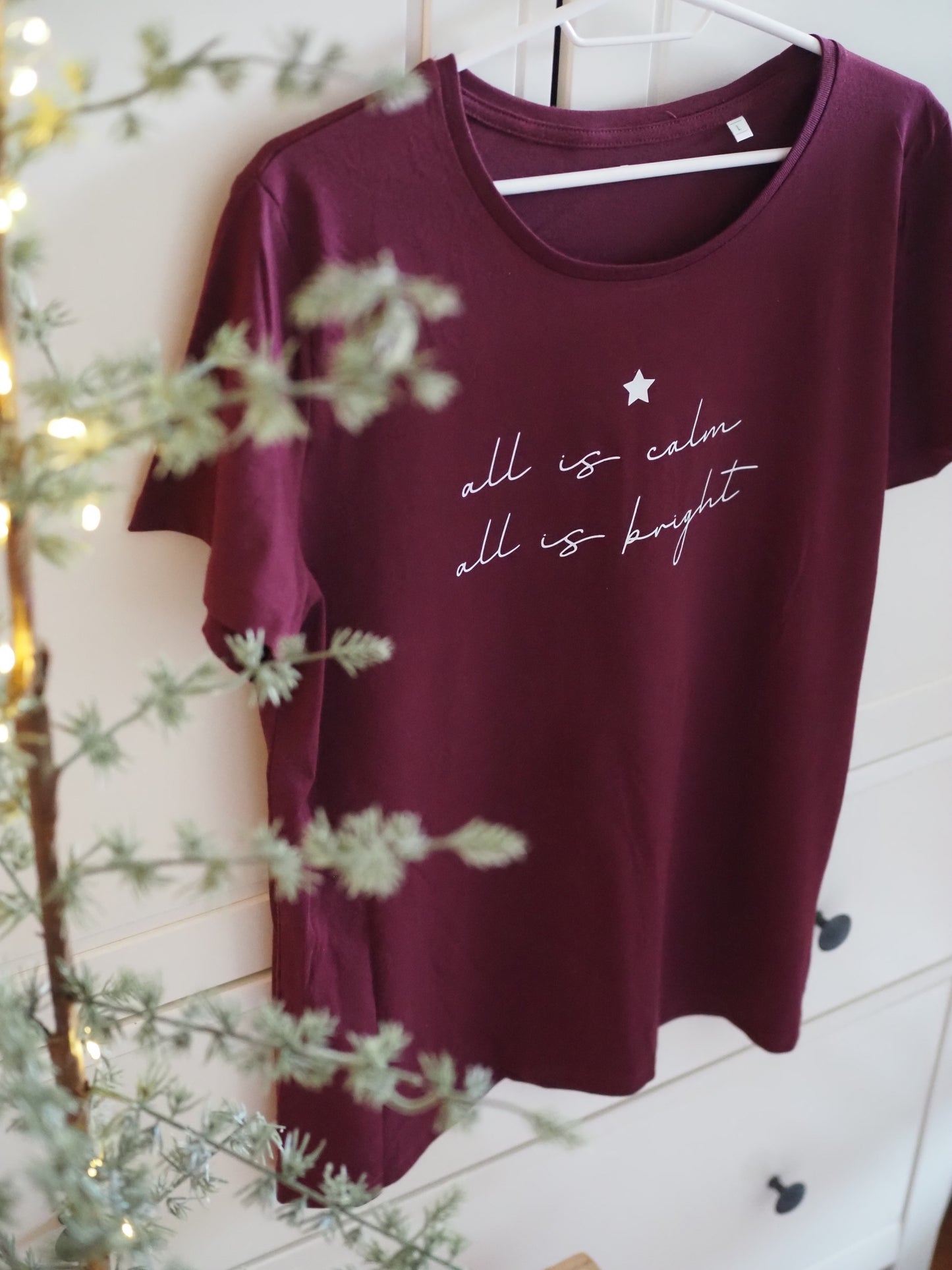 Shirt Weihnachten - all is calm