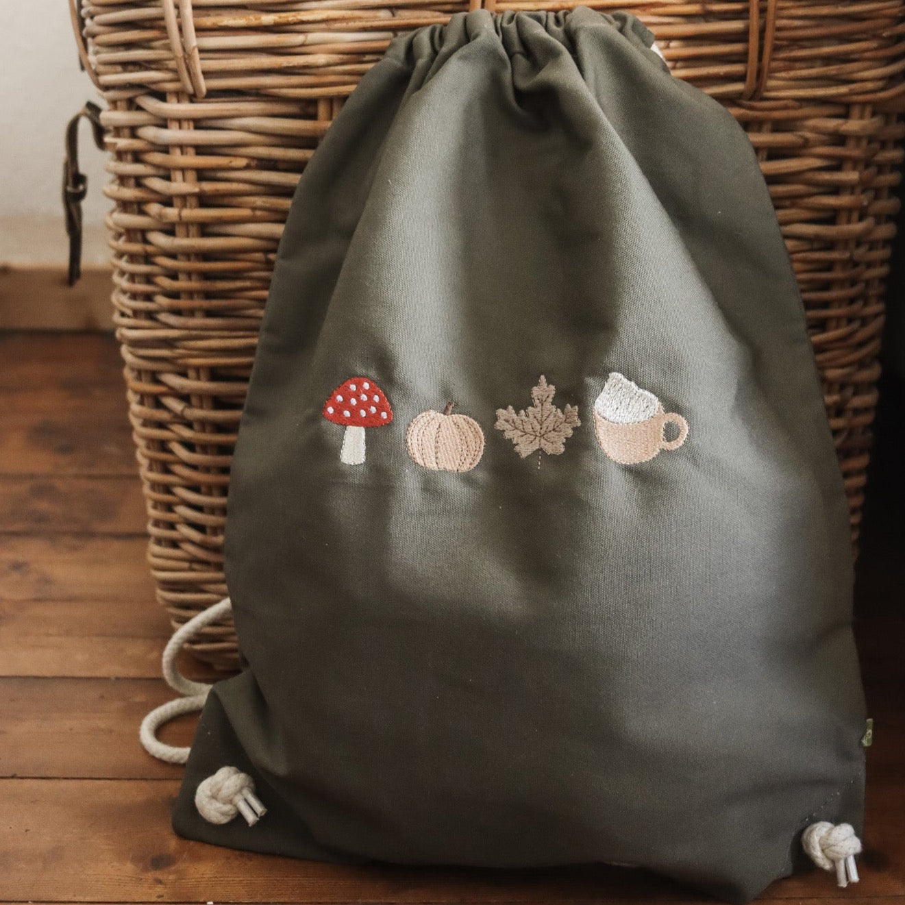 Turnbeutel Rucksack Hygge Herbst Season