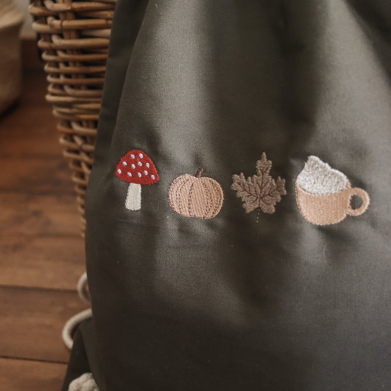 Turnbeutel Rucksack Hygge Herbst Season