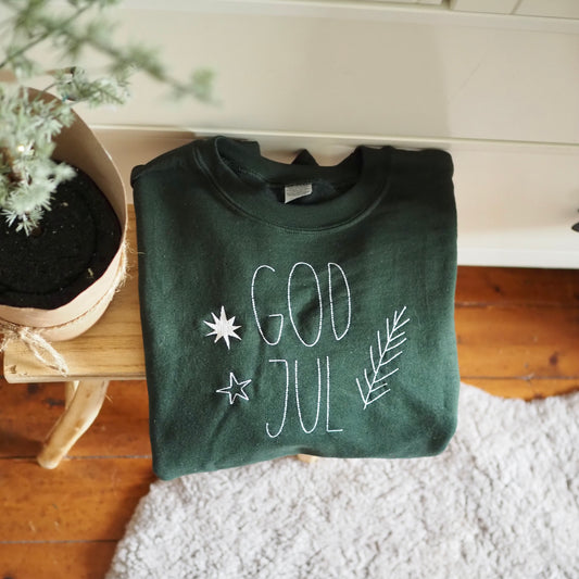 God Jul Sweater - grün